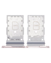 Dual Sim Card Tray Compatible For Samsung Galaxy S22 / S22 Plus (Pink Gold) Replacement by MacFactory.Store