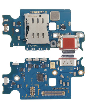 Charging Port Board With Sim Card Reader Compatible For Samsung Galaxy S22 Plus 5G (S9060) (Dual Sim Version) (Premium)