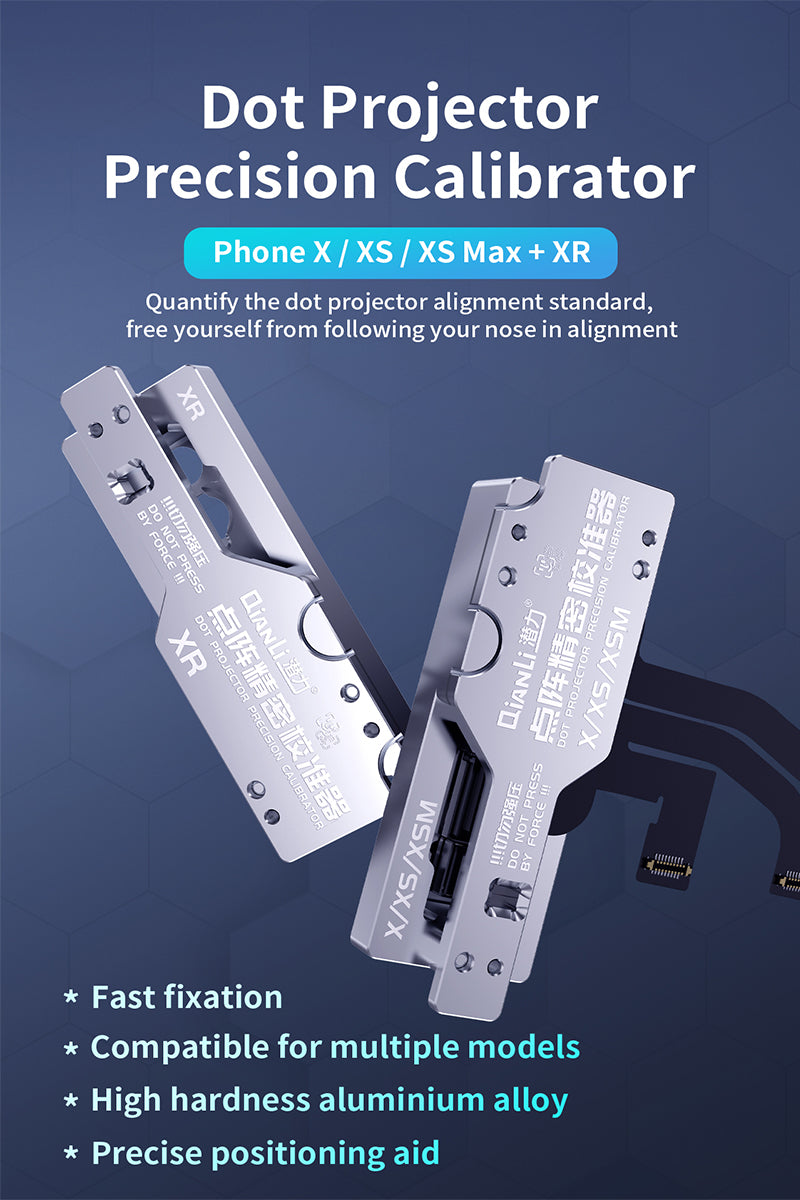 iD FACE Dot Projector Precision Aluminium Calibrator Set For X / XS / XR / XS Max (Qianli)