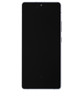 OLED Assembly With Frame Compatible For Samsung Galaxy A71 5G (A716U / 2020) (Refurbished) (Prism Cube Silver)