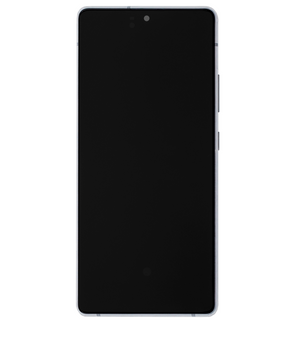 OLED Assembly With Frame Compatible For Samsung Galaxy A71 5G (A716U / 2020) (Refurbished) (Prism Cube Silver)