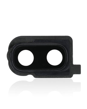 Back Camera Lens With Bracket / Bezel Compatible For Samsung Galaxy Z Flip 4G (F700) / Z Flip 5G (F707) (Mirror Black)