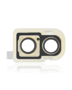 Back Camera Lens With Bracket / Bezel Compatible For Samsung Galaxy Z Flip 4G (F700) / Z Flip 5G (F707) (Mirror Gold）