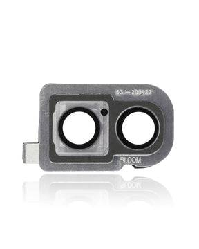 Back Camera Lens With Bracket / Bezel Compatible For Samsung Galaxy Z Flip 4G (F700) / Z Flip 5G (F707) (Mystic Gray)