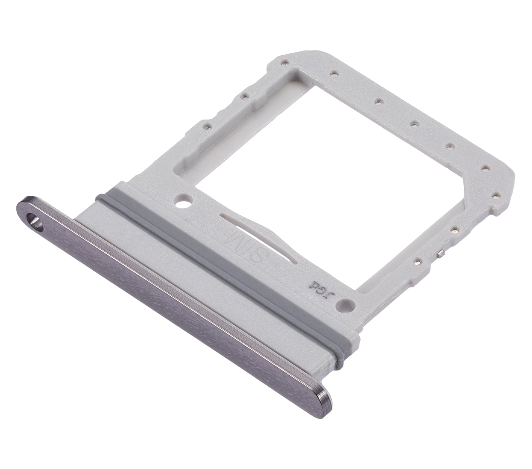Single Sim Card Tray Compatible For Samsung Galaxy Z Flip 4G (F700) / Z Flip 5G (F707) (Mystic Gray)