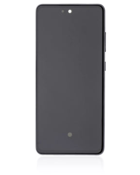 OLED Assembly With Frame Compatible For Samsung Galaxy A52 4G (A525 / 2021) / A52 5G (A526 / 2021) / A52S 5G (A528 / 2021) (Service Pack) (Awesome Black)