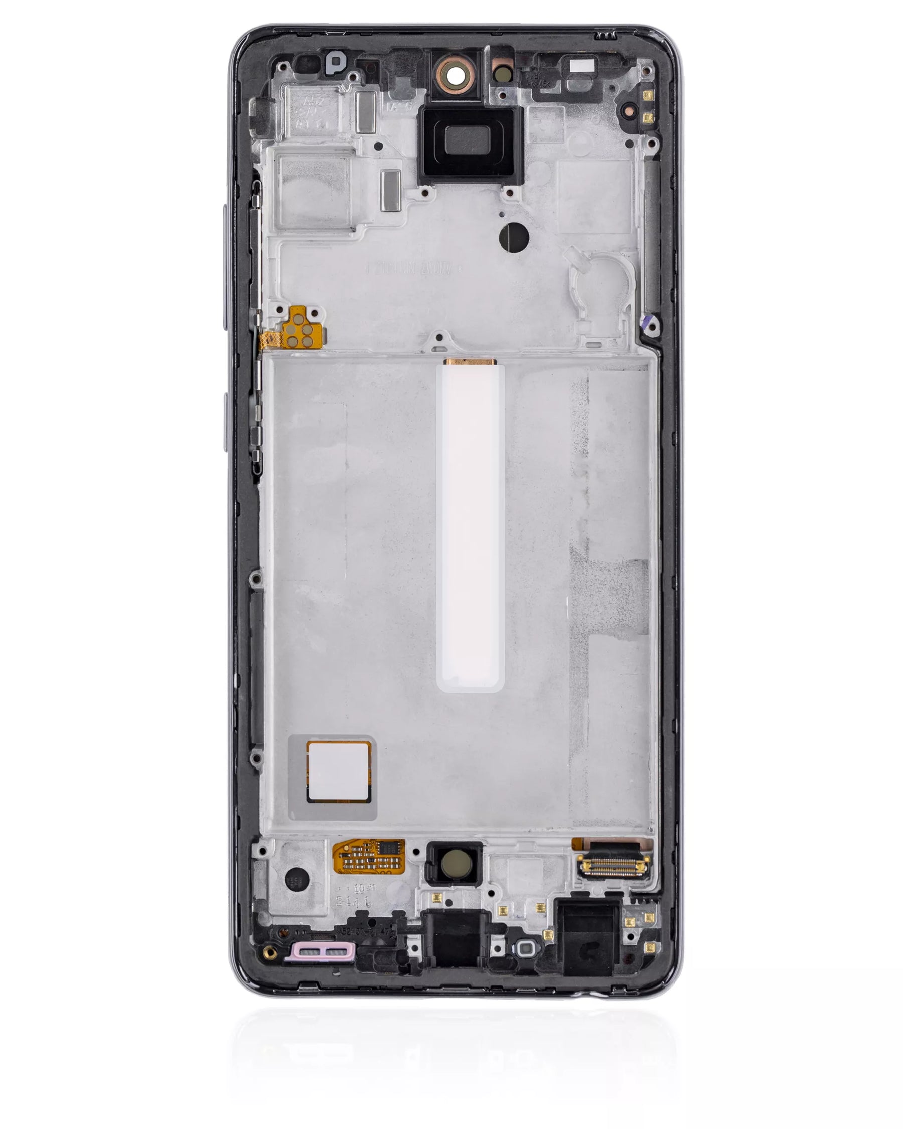 OLED Assembly With Frame Compatible For Samsung Galaxy A52 4G (A525 / 2021) / A52 5G (A526 / 2021) / A52S 5G (A528 / 2021) (Service Pack) (Awesome Black)
