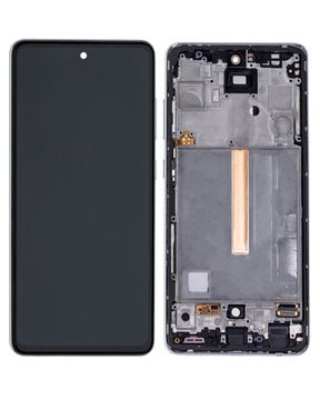 Replacement LCD Assembly With Frame (Without Finger Print Sensor) Compatible For Samsung Galaxy A52 4G (A525 / 2021) / A52 5G (A526 / 2021) / A52S (A528 / 2021) (Aftermarket : Incell) (Awesome White)