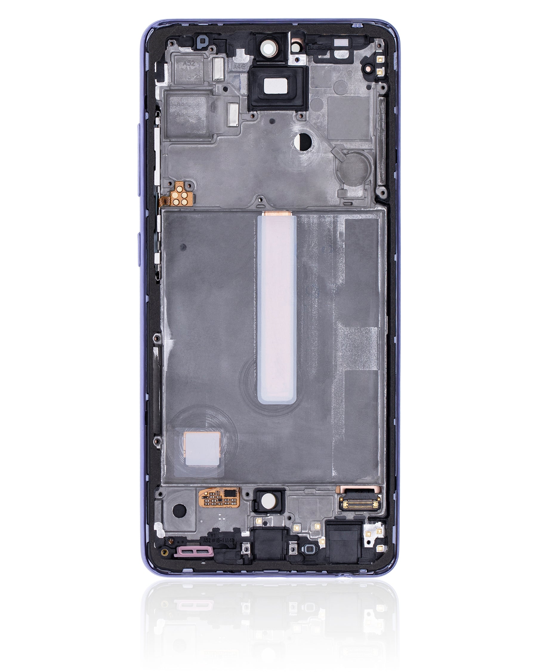 Replacement LCD Assembly With Frame (Without Finger Print Sensor) Compatible For Samsung Galaxy A52 4G (A525 / 2021) / A52 5G (A526 / 2021) / A52S (A528 / 2021) (Aftermarket : Incell) (Awesome Violet)