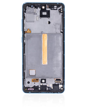 LCD Assembly With Frame (Without Finger Print Sensor) Compatible For Samsung Galaxy A52 4G (A525 / 2021) / A52 5G (A526 / 2021) / A52S (A528 / 2021) (Aftermarket : Incell) (Awesome Blue)