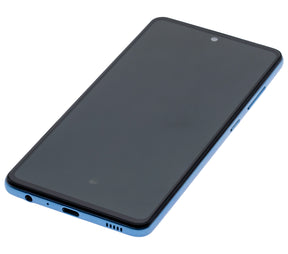 Replacement LCD Assembly With Frame (Without Finger Print Sensor) Compatible For Samsung Galaxy A52 4G (A525 / 2021) / A52 5G (A526 / 2021) / A52S (A528 / 2021) (Aftermarket : Incell) (Awesome Blue)