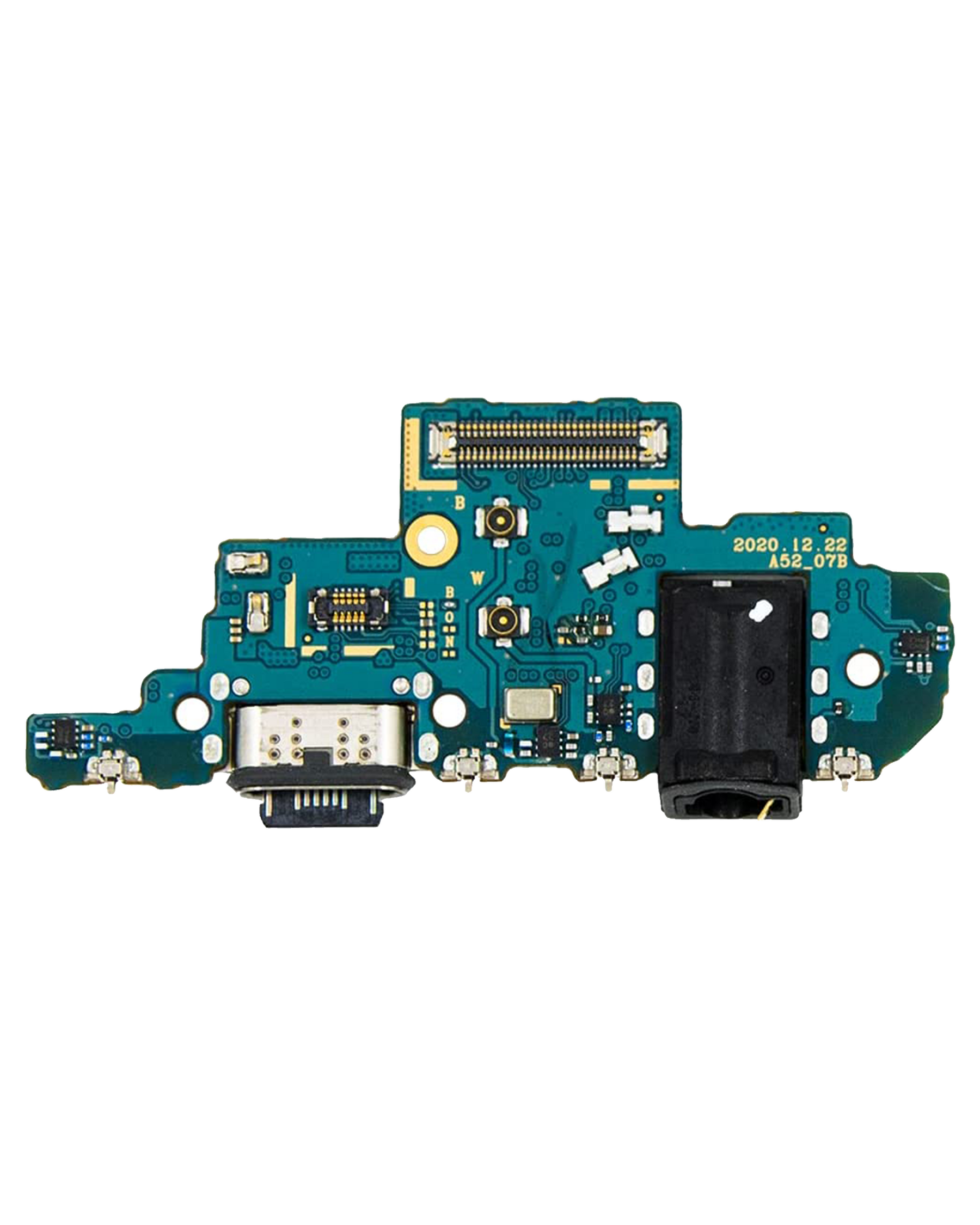 Replacement Charging Port With Headphone Jack Compatible For Samsung Galaxy A52 4G (A525 / 2021) A52 5G (A526 / 2021) (International Version) (Premium)