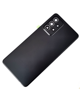 Replacement Back cover Glass Compatible For Samsung Galaxy A52 5G (A526 / 2021) (Vemake) (Awesome Black)