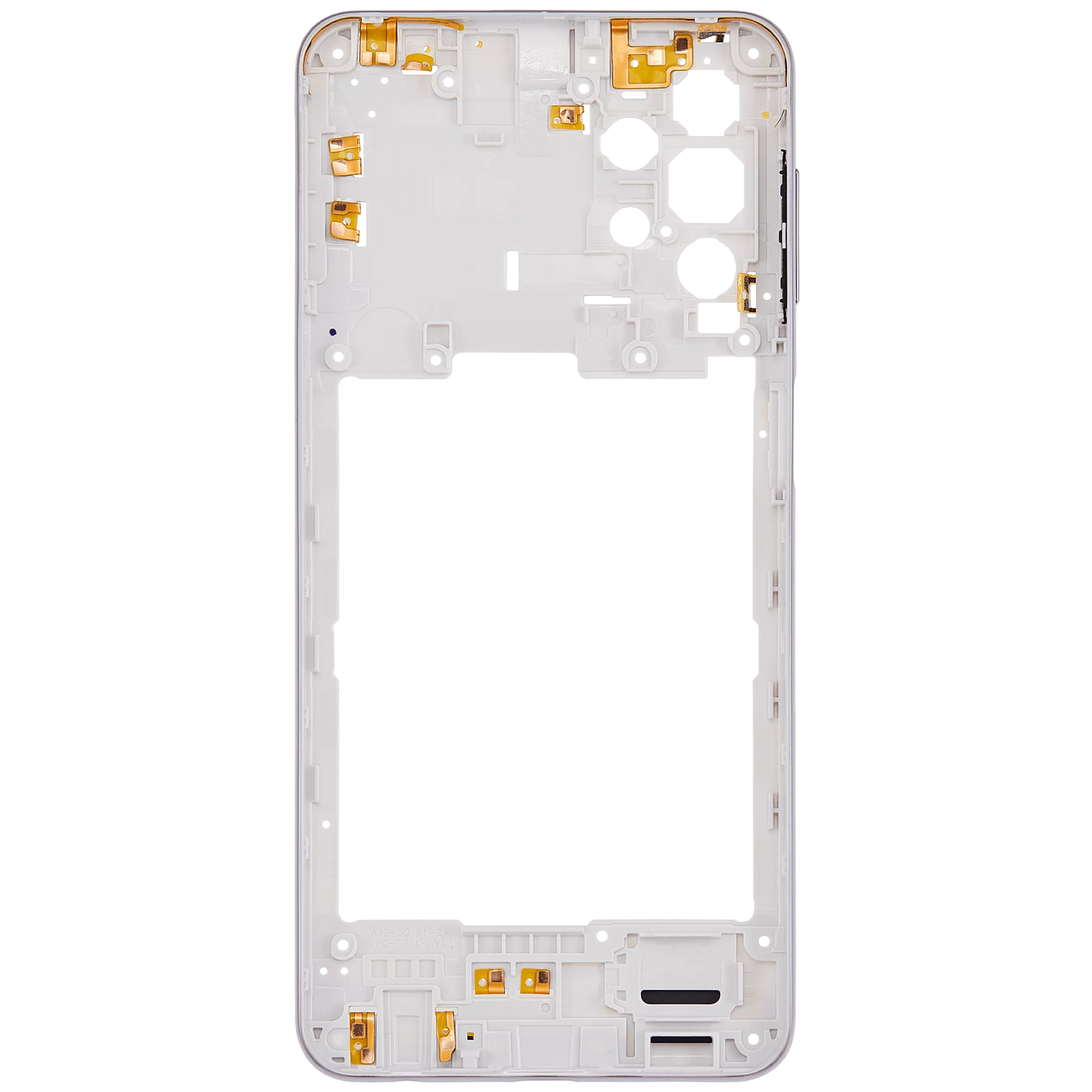 Mid-Frame Housing Compatible For Samsung Galaxy A32 5G (A326 / 2021) (Awesome White)