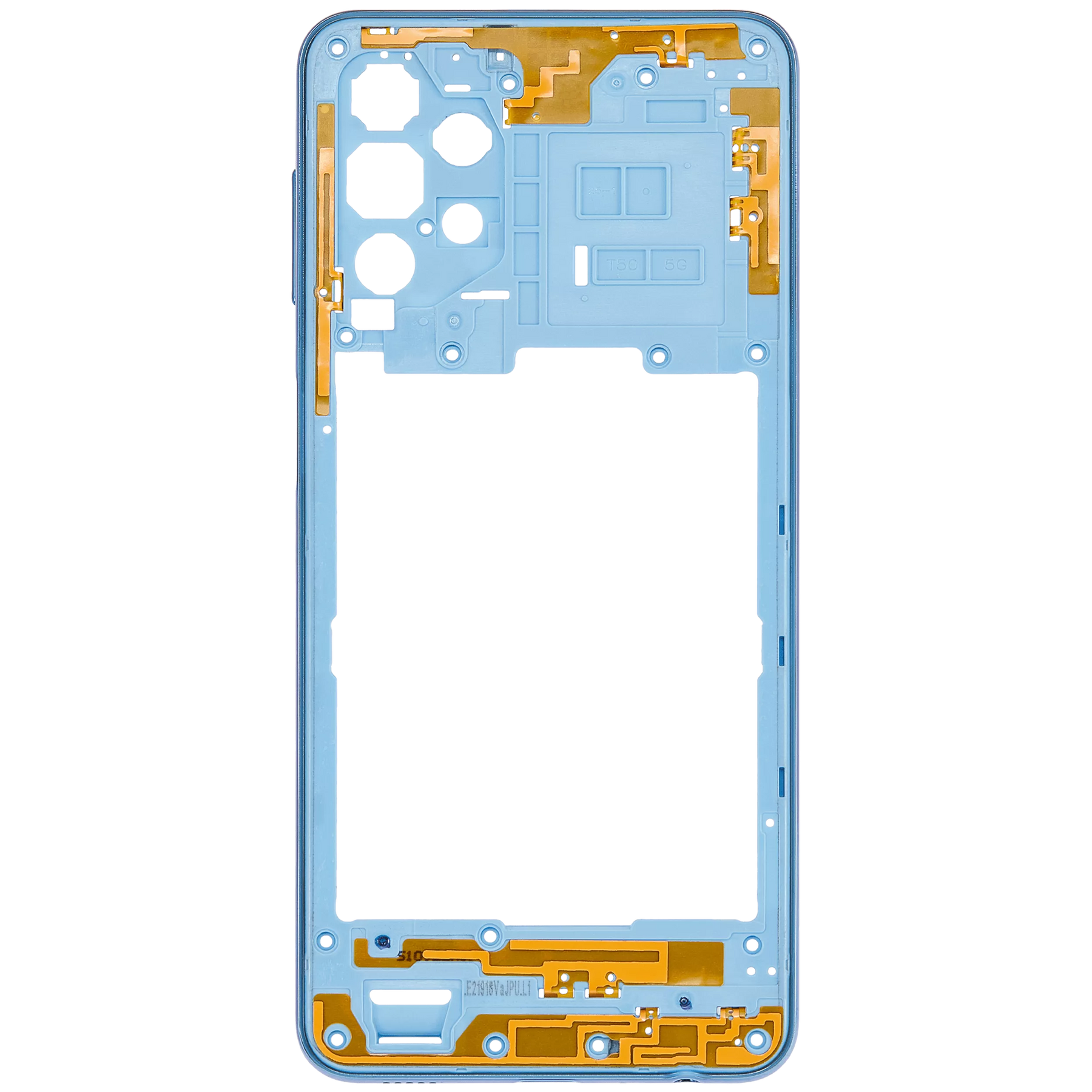 Mid-Frame Housing Compatible For Samsung Galaxy A32 5G (A326 / 2021) (Awesome Blue)