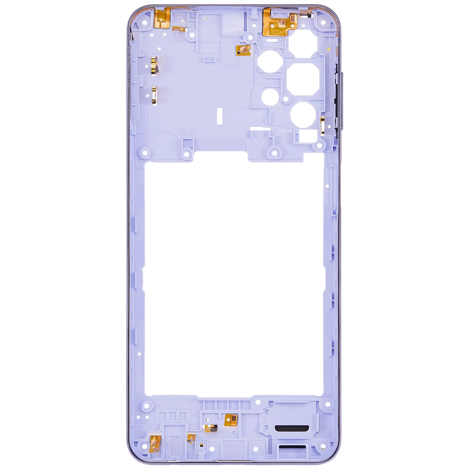 Mid-Frame Housing Compatible For Samsung Galaxy A32 5G (A326 / 2021) (Awesome Violet)