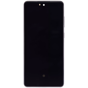 Replacement OLED Assembly With Frame Compatible For Samsung A72 (A725 / 2021) (6.36") (Vemake) (Awesome Black)