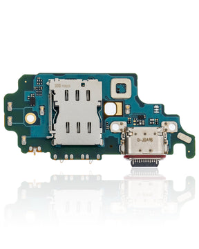 Charging Port Board With Sim Card Reader Compatible For Samsung Galaxy S21 Ultra 5G (G998B) (International Version) (Premium)