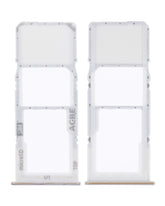 Dual Sim Card Tray Compatible For Samsung Galaxy A32 (A325 / 2021) (Awesome White)