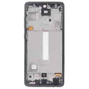 Replacement OLED Assembly With Frame Compatible For Samsung Galaxy A52 4G (A525 / 2021) / A52 5G (A526 / 2021) / A52S 5G (A528 / 2021) (6.46") (Vemake) (Awesome Black)