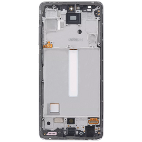 Replacement OLED Assembly With Frame Compatible For Samsung Galaxy A52 4G (A525 / 2021) / A52 5G (A526 / 2021) / A52S 5G (A528 / 2021) (6.46") (Vemake) (Awesome White)