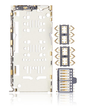 Sim Card Reader Compatible For Samsung Galaxy A11 (A115 / 2020) / A13 (A135 / 2022) / A13 5G (A136 / 2021) (4 Piece Set)