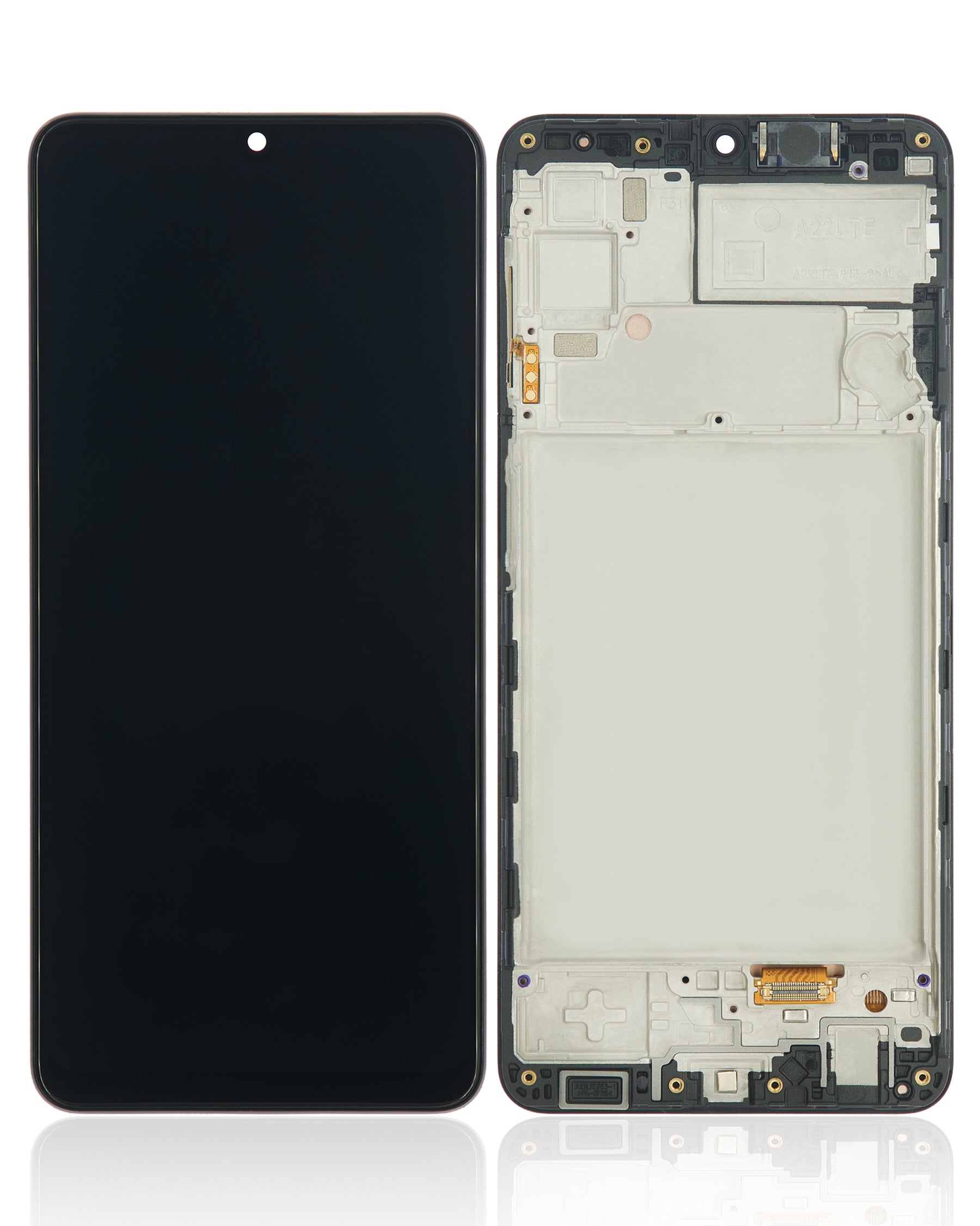 OLED Assembly With Frame Compatible For Samsung Galaxy A22 4G (A225 / 2021) (Service Pack) (All Colors)