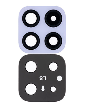 Back Camera Lens (Glass Only) With Adhesive Compatible For Samsung Galaxy A22 5G (A226 / 2021) (Violet)