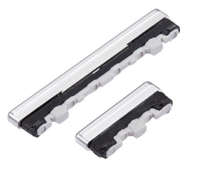 Replacement Hard Buttons (Power / Volume) Compatible For Samsung Galaxy A51 5G by Macfactory.in (A516 / 2020) (Prism Cube White)