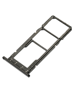 Dual Sim Card Tray Compatible For Samsung Galaxy A03S (A037F / 2021) (Black)