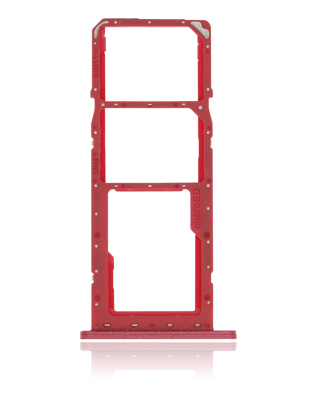 Single Sim Card Tray Compatible For Samsung Galaxy A03S (A037F / 2021) (Red)