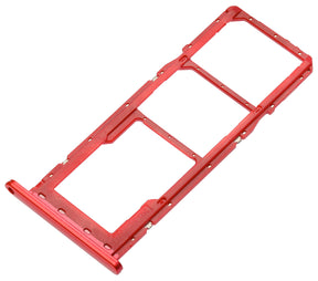 Single Sim Card Tray Compatible For Samsung Galaxy A03S (A037F / 2021) (Red)