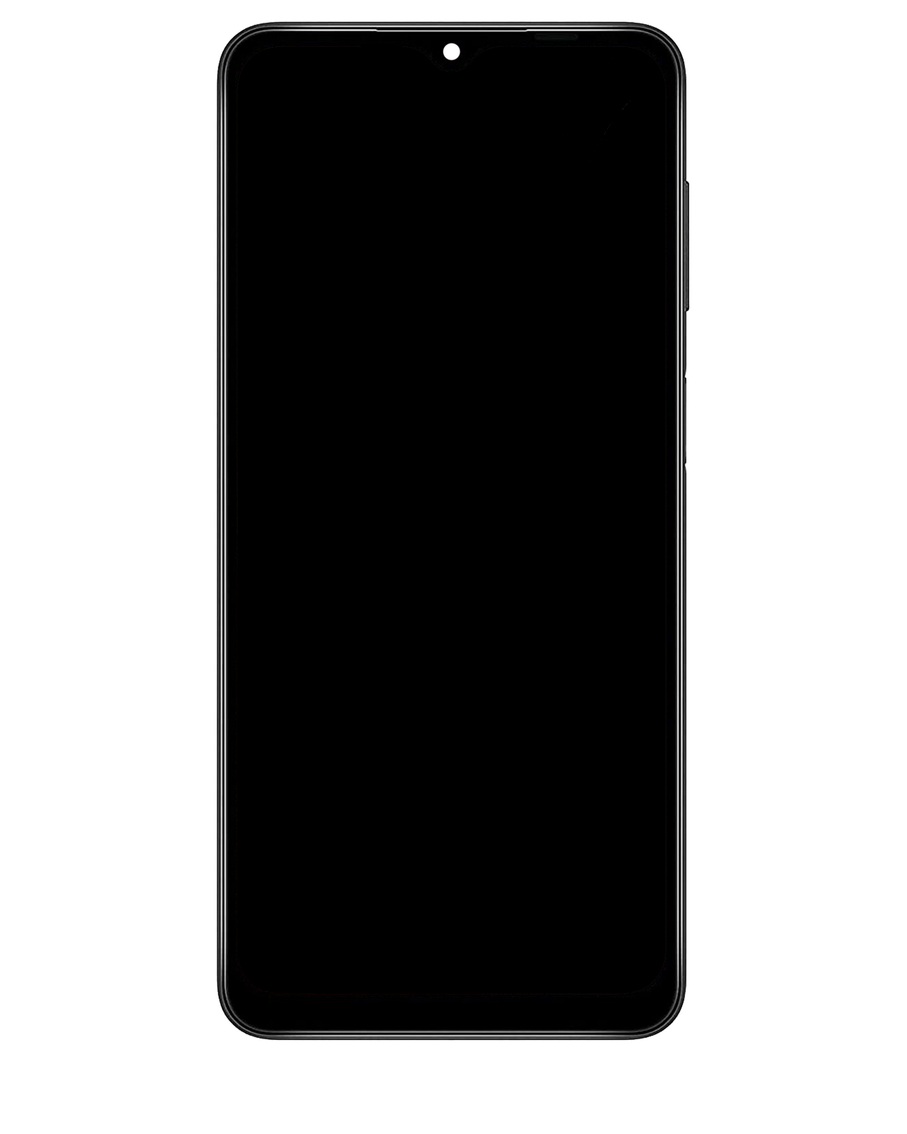 LCD Assembly With Frame Compatible For Samsung Galaxy A12 Nacho (A127 / 2021) (Service Pack) (Black)