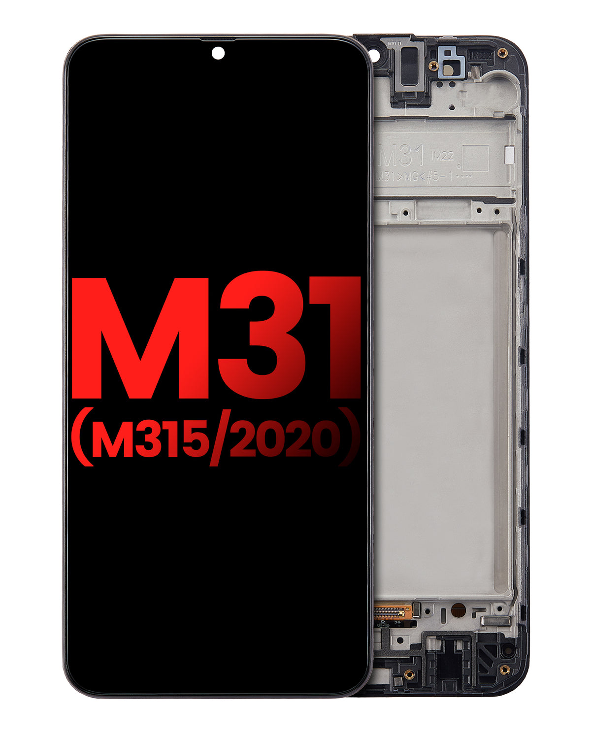 OLED Assembly With Frame Compatible For Samsung Galaxy M31 (M315 / 2020) (Aftermarket Plus) (All Colors)