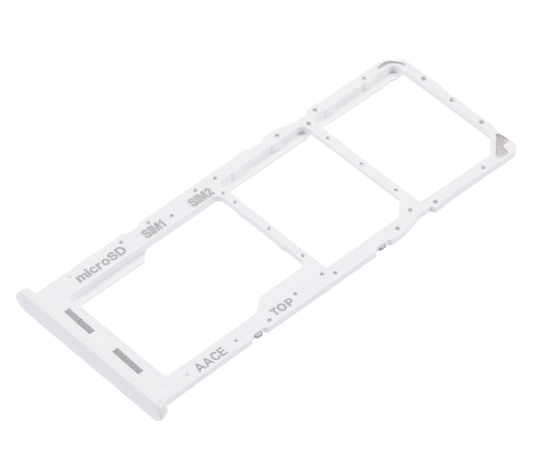 Single Sim Card Tray Compatible For Samsung Galaxy A13 (A135 / 2022) (White)