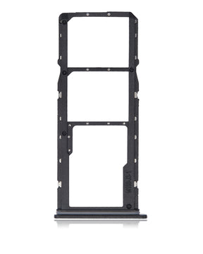 Dual Sim Card Tray Compatible For Samsung Galaxy A03 Core (A032 / 2021) (Black)