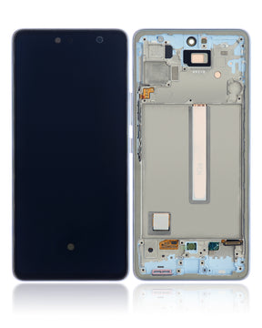 Replacement OLED Assembly With Frame Compatible For Samsung Galaxy A53 5G (A536 / 2022) (Refurbished) (Blue)
