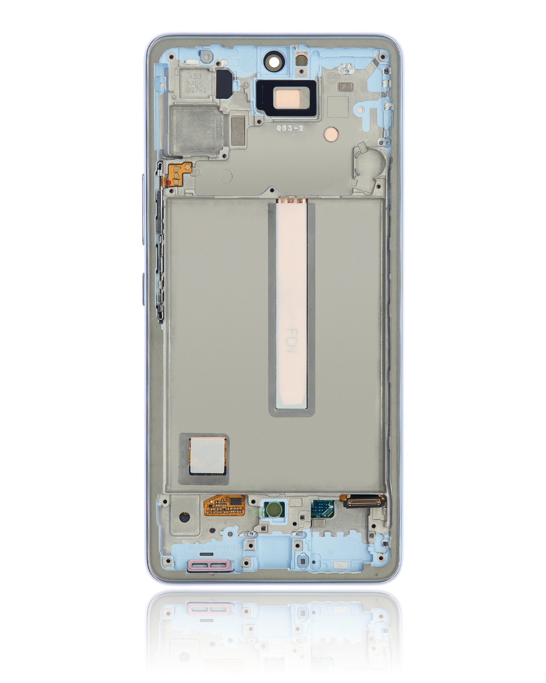 Replacement OLED Assembly With Frame Compatible For Samsung Galaxy A53 5G (A536 / 2022) (Refurbished) (Blue)