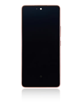 Replacement OLED Assembly With Frame Compatible For Samsung Galaxy A53 5G ( A536 / 2022) (Refurbished) (Peach)