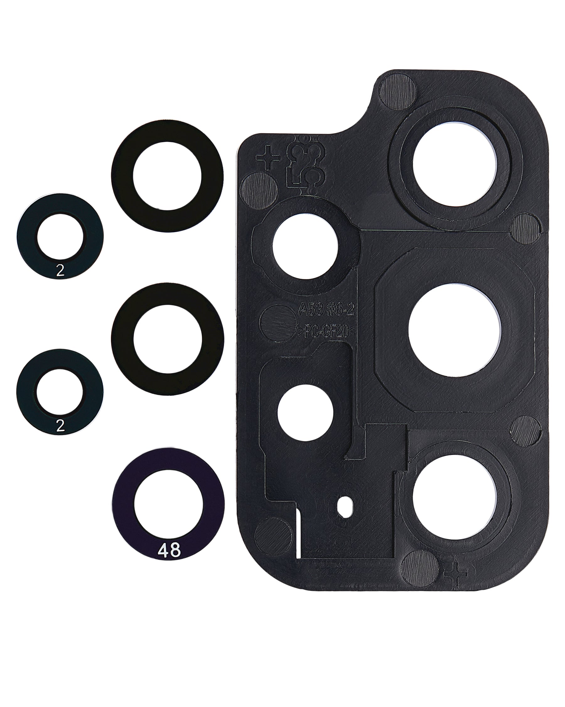 Back Camera Lens With Bracket / Bezel Compatible For Samsung Galaxy A53 5G (A536 / 2022)