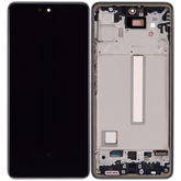 Replacement OLED Assembly With Frame Compatible For Samsung Galaxy A53 5G (A536 / 2022) (6.46") (Vemake) (Black)