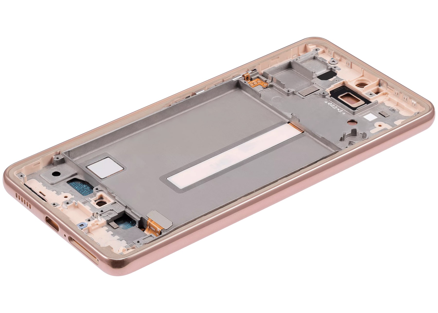 Replacement OLED Assembly With Frame Compatible For Samsung Galaxy A53 5G ( A536 / 2022) (6.46") (Vemake) (Peach)