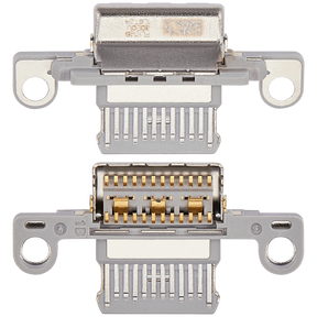 Charging Port Only Compatible For iPad 10 (2022) (Soldering Required) (Silver) (10 Pack)