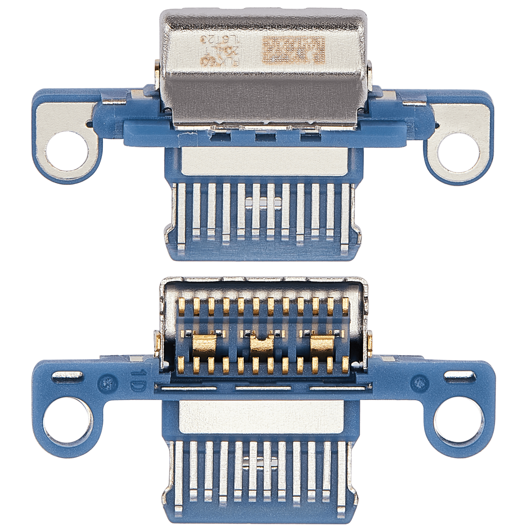 Charging Port Only Compatible For iPad 10 (2022) (Soldering Required) (Blue) (10 Pack)