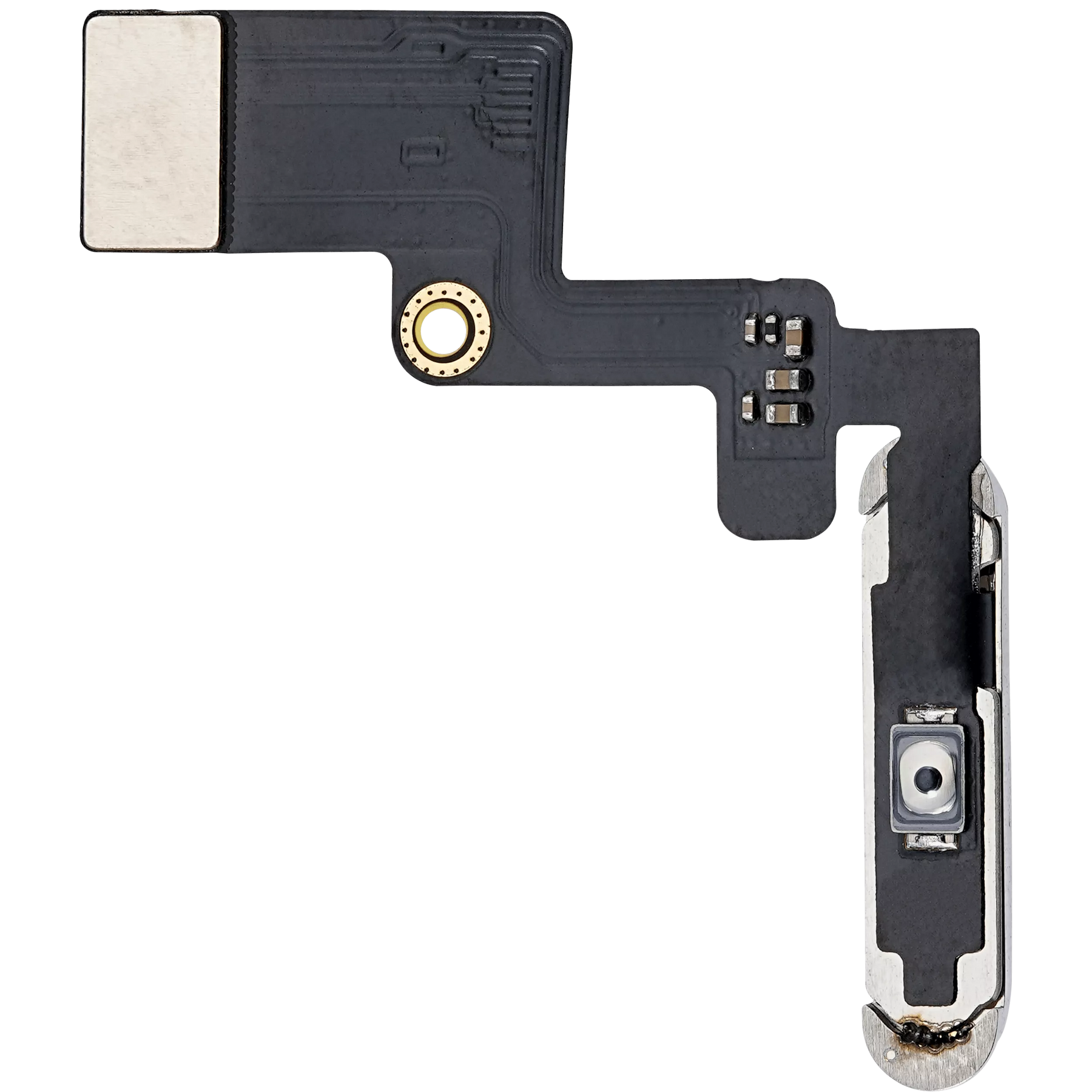 Power Button Flex Compatible For iPad 10 (2022) (Aftermarket Plus) (Silver)