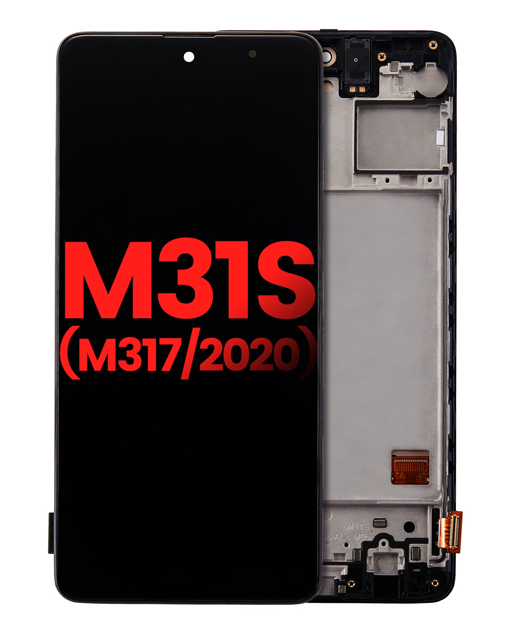OLED Assembly With Frame Compatible For Samsung Galaxy M31S (M317 / 2020) (Aftermarket Plus) (All Colors)