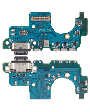 Charging Port With Board Replacement Compatible For Samsung Galaxy A73 5G (A736 / 2022) (Premium)