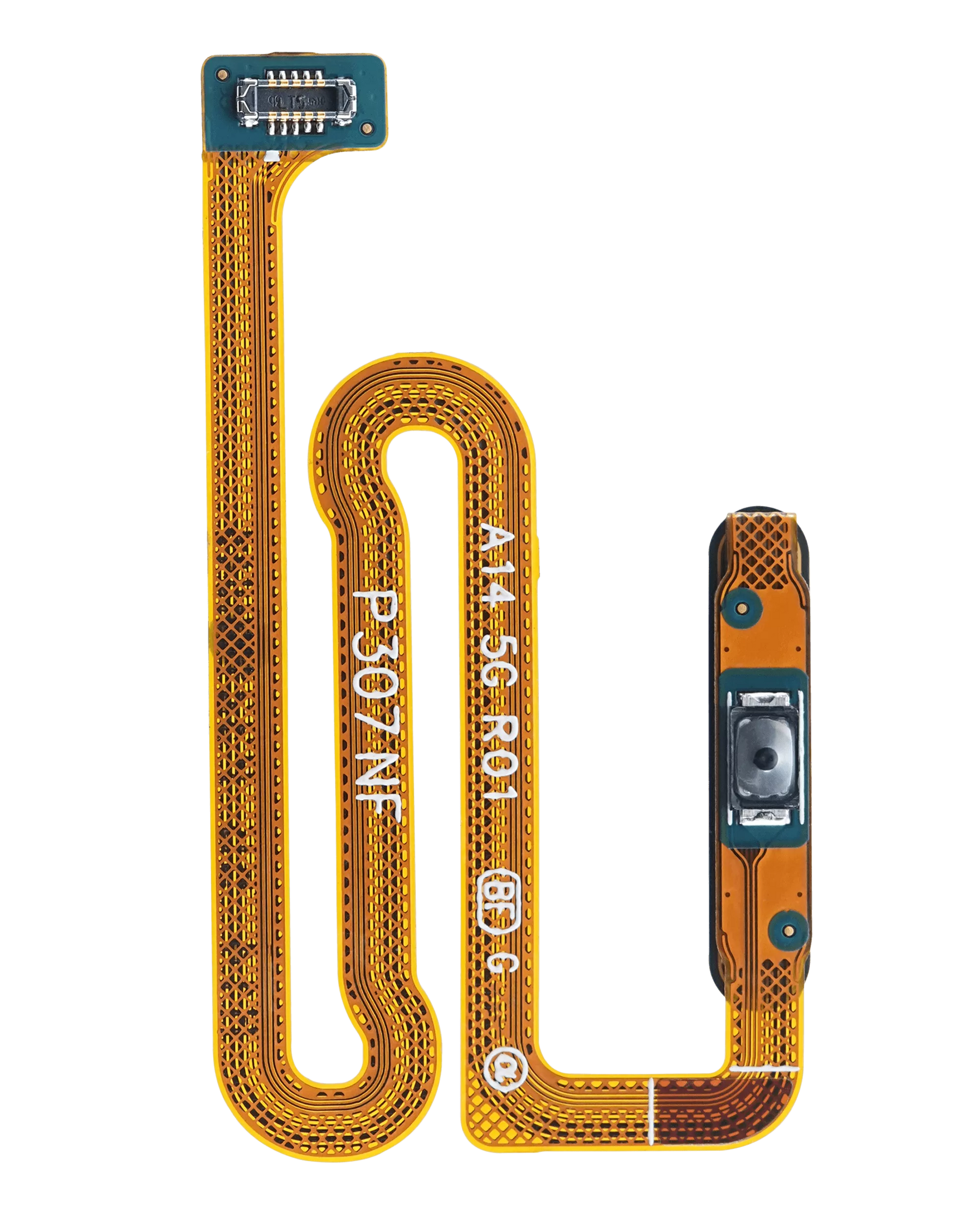 Fingerprint Reader With Flex Cable Compatible For Samsung Galaxy A14 5G (A146B / 2023) (Silver)