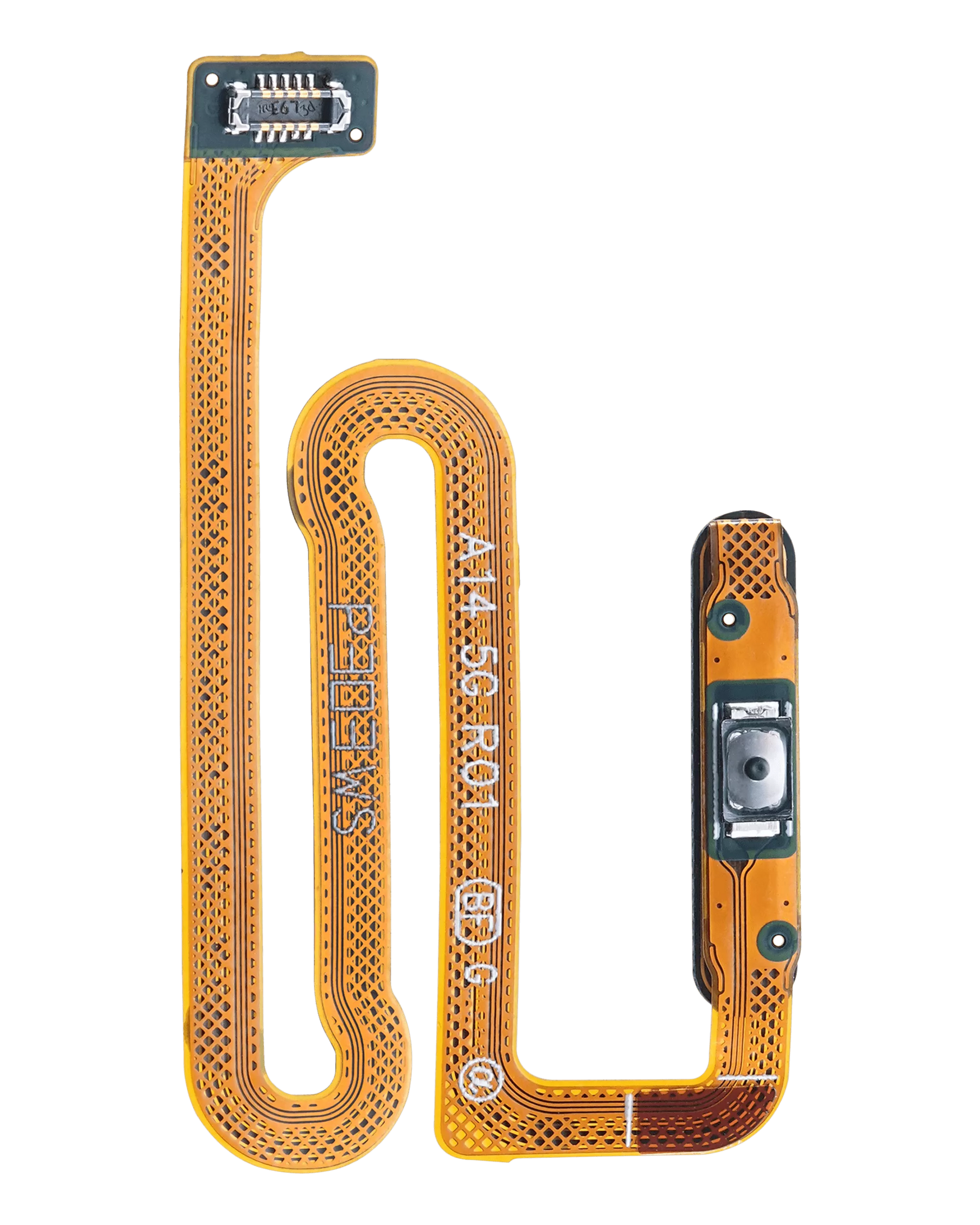 Fingerprint Reader With Flex Cable Compatible For Samsung Galaxy A14 5G (A146B / 2023) (Dark Red)