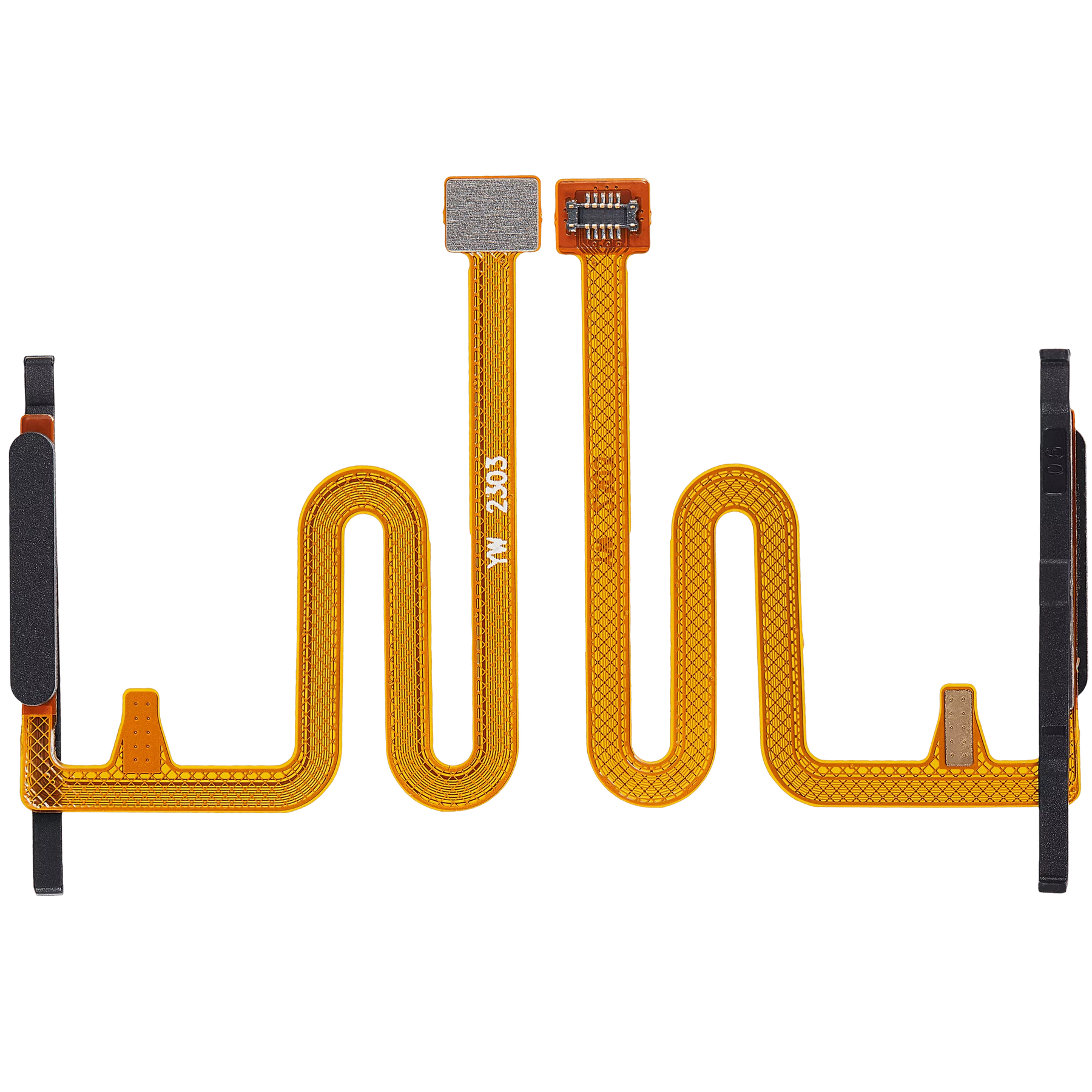 Fingerprint Reader With Flex Cable Compatible For Samsung Galaxy A14 (A145B / 2023) (Black)